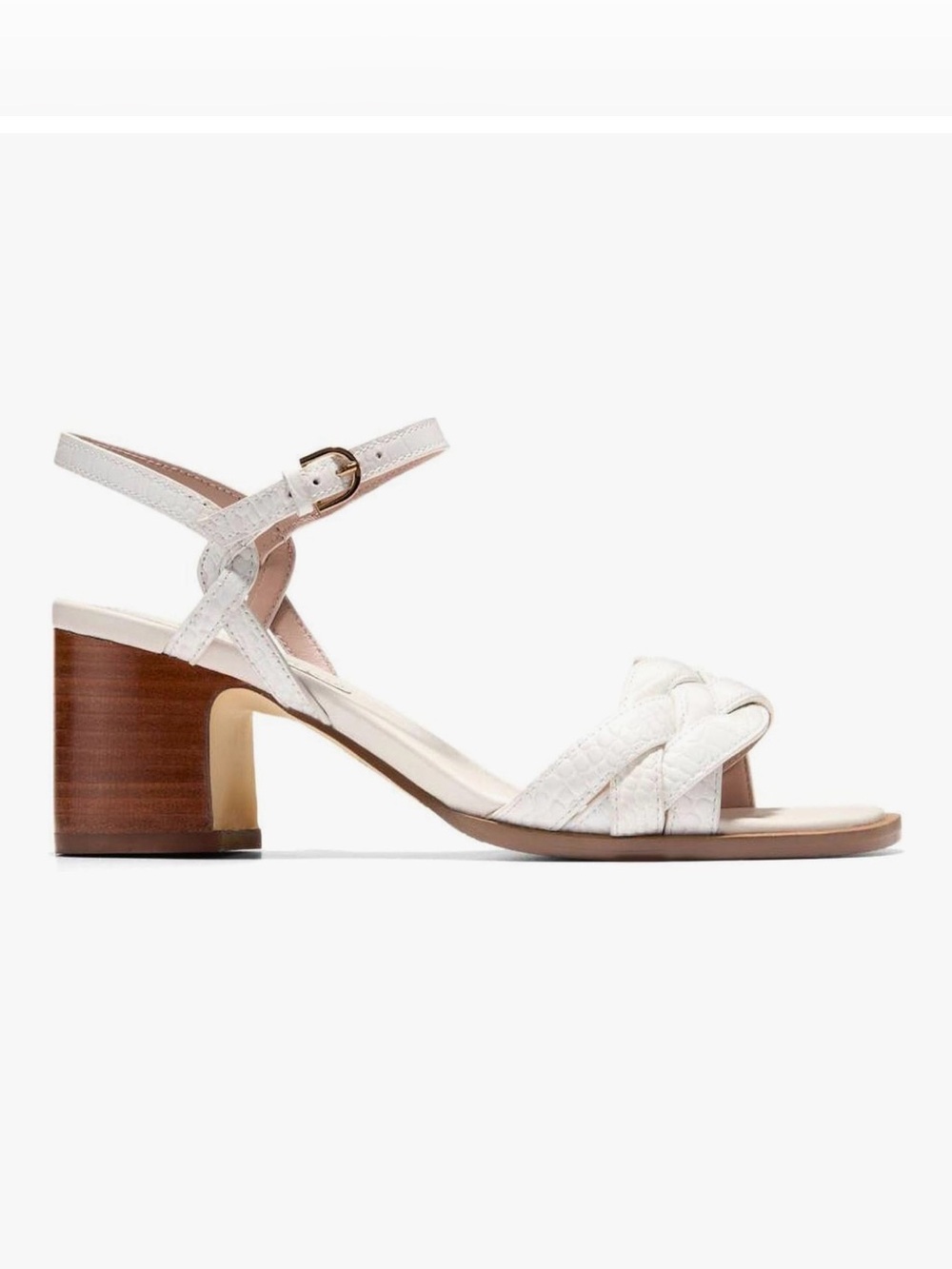 Cole Haan Ambrose Braid Dress Sandals in Ivory size 8